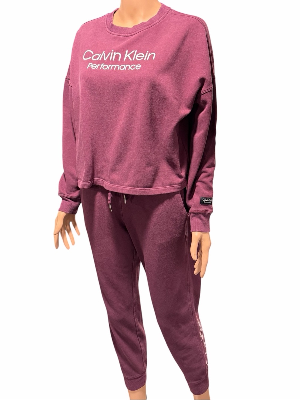 Calvin Klein Performance Burgundy Sweatshirt
